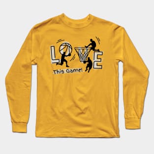 I Love Basketball Long Sleeve T-Shirt